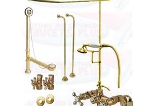 Clawfoot Bathtub Box Kingston Brass Cck265pb 2 Polished Brass Clawfoot Tub