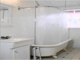 Clawfoot Bathtub Curtain Rod Ceiling Mount Shower Curtain Rod Clawfoot Tub Bathtub