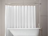 Clawfoot Bathtub Curtain Rod Wonderful Bathroom Gallery Of Shower Curtain Rod for