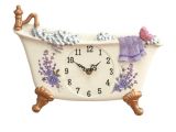 Clawfoot Bathtub Display Lavender Claw Foot Style Bathtub Decorative Wall Clock