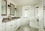 Clawfoot Bathtub Ensuite Dreamy Ensuite Bath Features Gray Green Paint and White