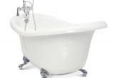 Clawfoot Bathtub Faucet Lowes American Bath Factory Chelsea 60 In Acrylic Slipper