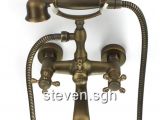 Clawfoot Bathtub Faucet Parts Clawfoot Bathtub Faucet with Handheld Shower Mixer Tap