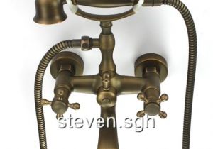 Clawfoot Bathtub Faucet Parts Clawfoot Bathtub Faucet with Handheld Shower Mixer Tap