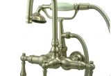 Clawfoot Bathtub Fixtures New Clawfoot Tub Faucet Satin Nickel Cc7t8