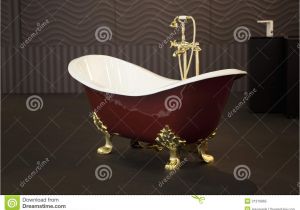 Clawfoot Bathtub Gold Gold Clawfoot Bath Tub Stock Image Image Of Golden