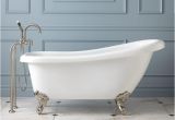 Clawfoot Bathtub Hardware 67" Anelle Acrylic Slipper Clawfoot Whirlpool Tub Bathroom