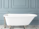 Clawfoot Bathtub Hardware Signature Hardware Miya Cast Iron Roll top Clawfoot Tub