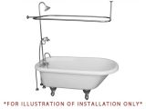 Clawfoot Bathtub Installation Oil Rubbed Bronze Clawfoot Tub Faucet Shower Kit with