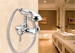 Clawfoot Bathtub Materials Modern Clawfoot Tub Faucet Silver Chrome Carved Single Handle