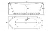 Clawfoot Bathtub Measurements Clawfoot Tub Dimensions – Infamousnow