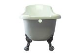 Clawfoot Bathtub Menards Dreamwerks 67" X 31" White Center Drain Clawfoot Bathtub