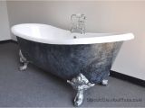 Clawfoot Bathtub Outside 71" Cast Iron Double Ended Slipper Clawfoot Tub W Imperial