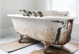 Clawfoot Bathtub Outside How to Refinish A Nasty Old Clawfoot Tub