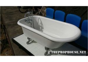 Clawfoot Bathtub Prop Bathtub Vintage Bathtub Lightweight Fiberglass Retro