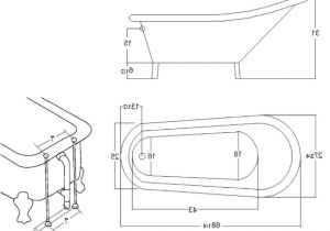 Clawfoot Bathtub Size Clawfoot Tub Dimensions Bathtub Designs
