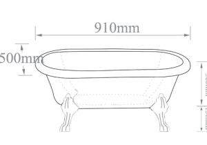 Clawfoot Bathtub Size Clawfoot Tub Dimensions – Infamousnow