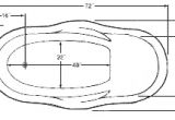 Clawfoot Bathtub Size Jacuzzi Tub Dimensions Kids Art Decorating Ideas