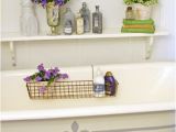 Clawfoot Bathtub Storage How I Made Bathing Easier with Wire Baskets town