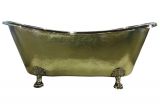 Clawfoot Bathtub Uk Clawfoot Brass Bathtub Hammered Exterior Coppersmith