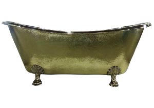 Clawfoot Bathtub Uk Clawfoot Brass Bathtub Hammered Exterior Coppersmith