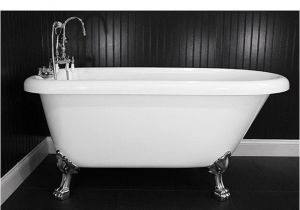 Clawfoot Bathtub Used for Sale Shop Spa Collection 56 Inch Classic Style Clawfoot Tub and