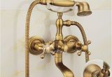 Clawfoot Bathtub Wall Mount Faucet Clawfoot Tub Faucet Wall Mount Bathroom Antique Brass Brushed