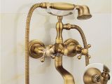 Clawfoot Bathtub Wall Mount Faucet Clawfoot Tub Faucet Wall Mount Bathroom Antique Brass Brushed