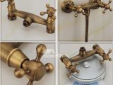 Clawfoot Bathtub Wall Mount Faucet Clawfoot Tub Faucet Wall Mount Two Handle Antique Brass