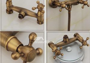 Clawfoot Bathtub Wall Mount Faucet Clawfoot Tub Faucet Wall Mount Two Handle Antique Brass