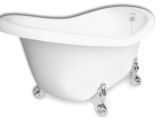 Clawfoot Bathtub with Jets Jetted Clawfoot Slipper Tub Champagne Churchill 6