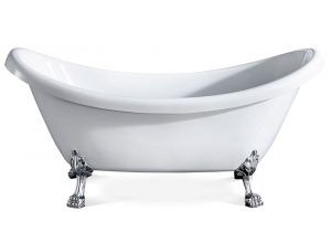 Clawfoot Bathtub Worth Eviva Stella 67 In White Acrylic Clawfoot Bathtub