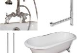 Clawfoot Bathtubs Australia Cast Iron Double Clawfoot Tub 60" Telephone Faucet