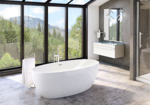 Clawfoot Bathtubs for Sale In Ontario Fleurco Voce 55" or Similar Freestanding