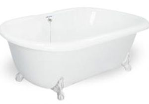 Clawfoot Bathtubs with Jets Dual Ended Clawfoot with Jets Champagne Melinda 60"