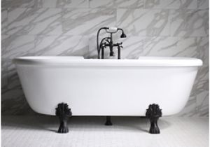 Clawfoot Bathtubs with Jets Whirlpool Air Bath and Water Jetted Jacuzzi Style Tubs