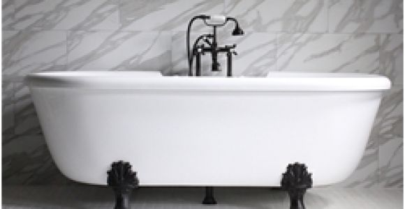 Clawfoot Bathtubs with Jets Whirlpool Air Bath and Water Jetted Jacuzzi Style Tubs