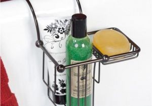 Clawfoot Tub Accessories Over the Rim Shampoo Bottle and soap Basket In 2019