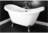 Clawfoot Tub Acnl Spa Collection 59 Inch Double Slipper Clawfoot Tub and