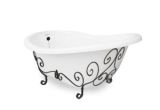 Clawfoot Tub Base American Bath Factory 71 In Acrastone Slipper Clawfoot