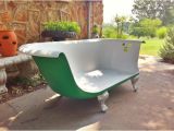 Clawfoot Tub Bench whoa This Cast Iron Tub is now A Couch Just Add Pillows