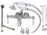 Clawfoot Tub Faucet Ebay Chrome Clawfoot Tub Faucet Filler & Hand Shower Kit