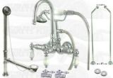 Clawfoot Tub Faucet Kit Chrome Clawfoot Tub Faucet Drain Supplies Stops Kit