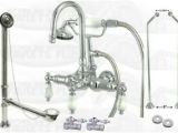 Clawfoot Tub Faucet Kit Chrome Clawfoot Tub Faucet Drain Supplies Stops Kit