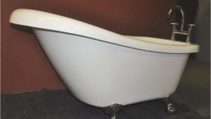 Clawfoot Tub for 2 59 5" Acrylic Slipper Clawfoot Tub
