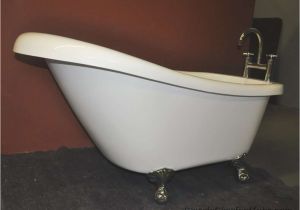 Clawfoot Tub for 2 59 5" Acrylic Slipper Clawfoot Tub