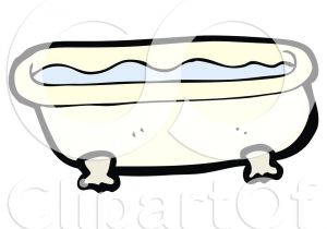 Clawfoot Tub Graphic Cartoon Of A Full Clawfoot Bath Tub Royalty Free Vector