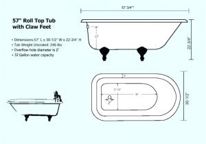 Clawfoot Tub Height Clawfoot Tub Sizes – Malotraktory