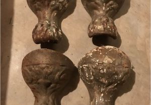 Clawfoot Tub Legs 4 Antique Victorian Cast Iron Clawfoot Bathtub Legs Claw