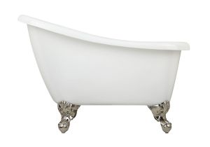 Clawfoot Tub Mat 43" Carter Mini Acrylic Clawfoot Tub Bathroom